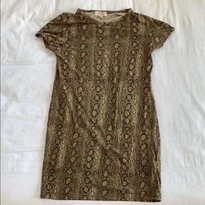 Micheal Kors snakeskin dress